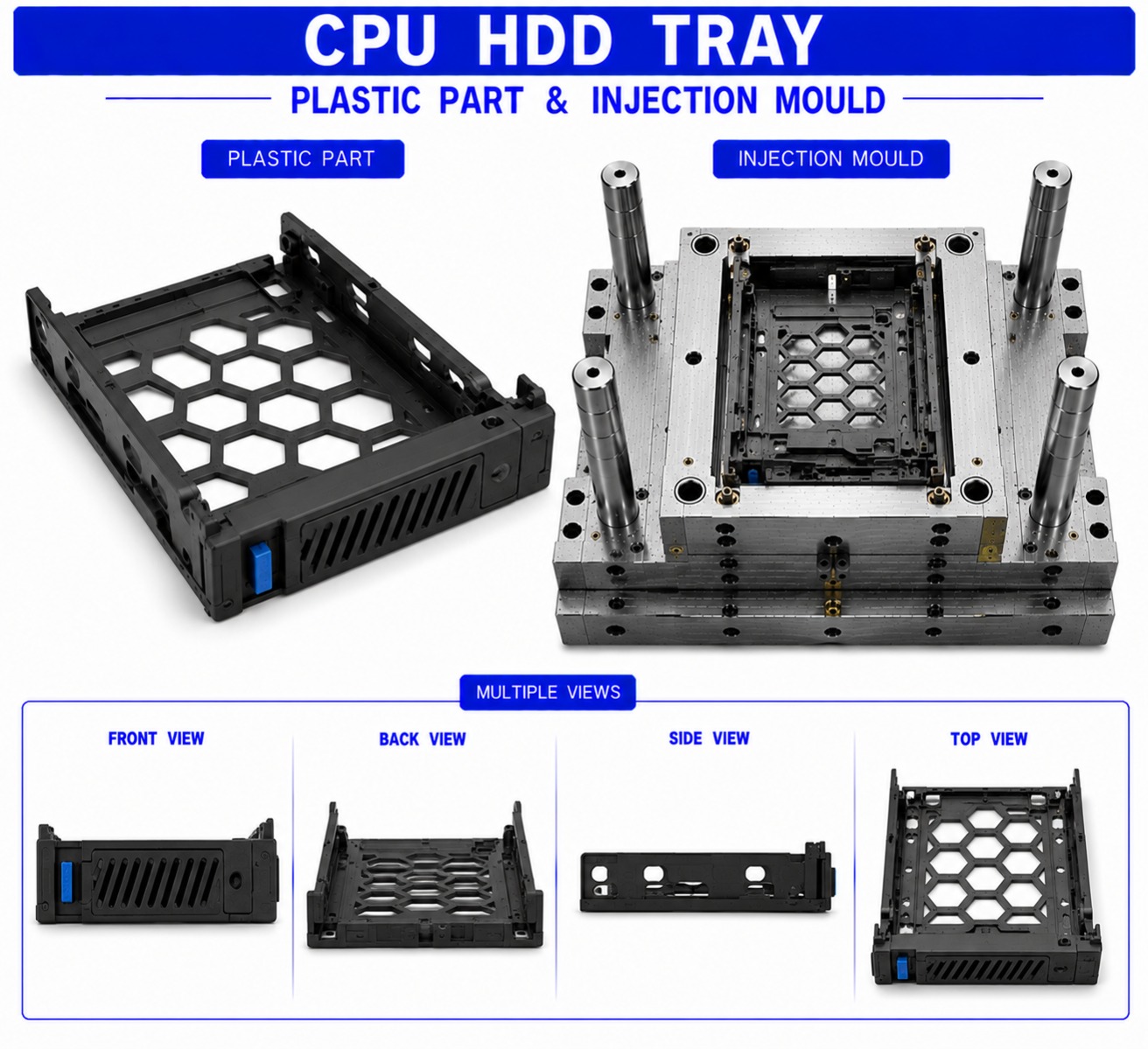 CPU Plastic HDD Tray